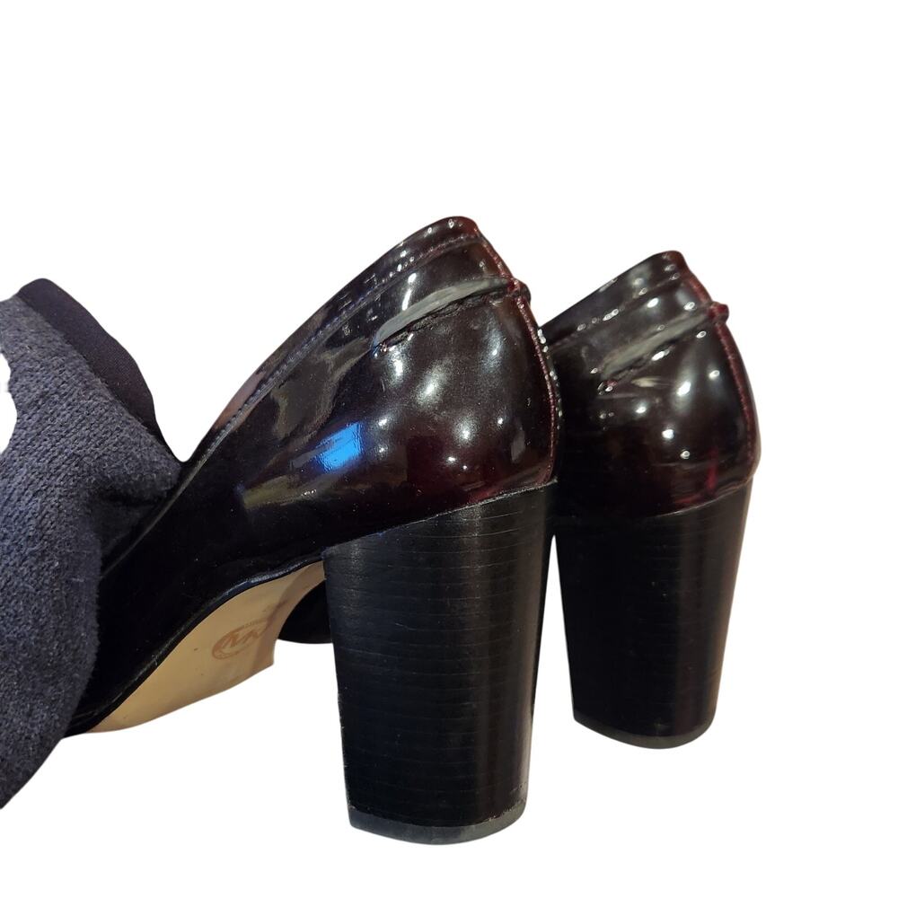 Michael Kors Deep Plum‎ Purple Oxford Pumps Sz 8 - Picture 5 of 5